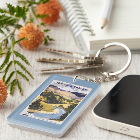 Fischer im Eden-Tal Schlüsselanhänger (Vorderseite rechts)