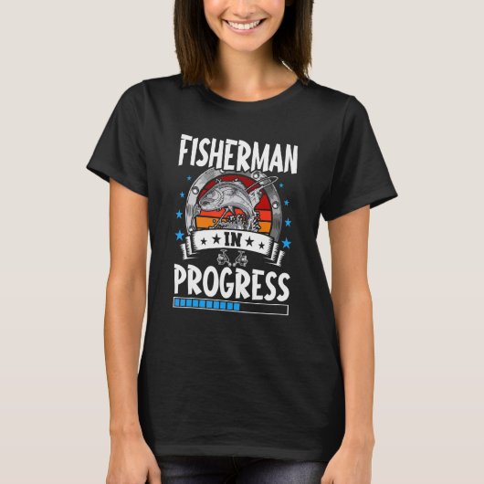 Fischer im Werden Auszubildender Student T-Shirt (Vorderseite)