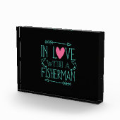 Fischer in Liebe mit einem Fischer Fotoblock (Rechts)
