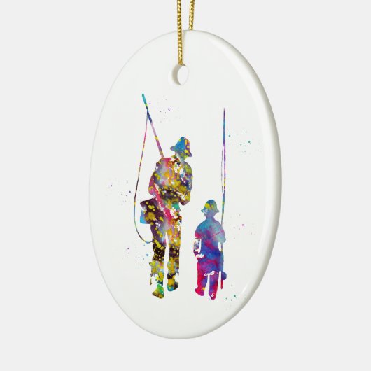 Fischer Keramik Ornament (Links)