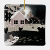 Fischer Keramikornament (Rückseite)