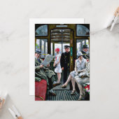 Fischer - Kopenhagener Straßenbahn Karte (Vorderseite/Rückseite Beispiel)