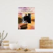 Fischer Lebensfeier Foto Willkommensschild Poster (Küche)