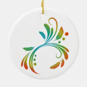 Fischer Lovebird Keramik Ornament (Hinten)