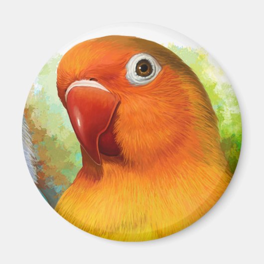 Fischer lovebird magnet (Vorne)