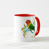 Fischer Lovebird Tasse (VorderseiteRechts)