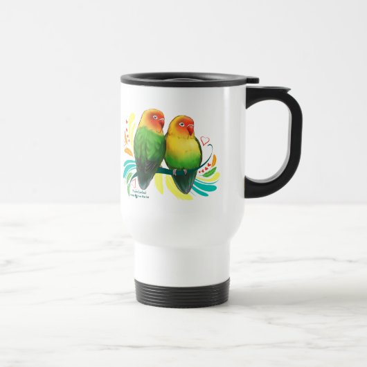 Fischer Lovebirds Reisebecher (Rechts)