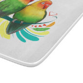 Fischer Lovebirds Schneidebrett (Ecke)