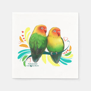 Fischer Lovebirds Serviette