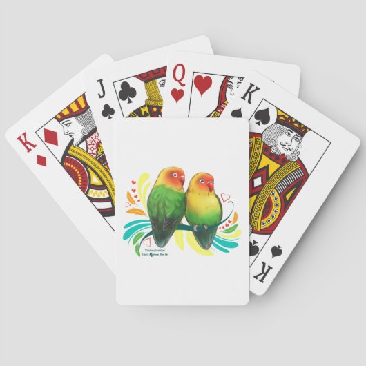 Fischer Lovebirds Spielkarten (Rückseite)
