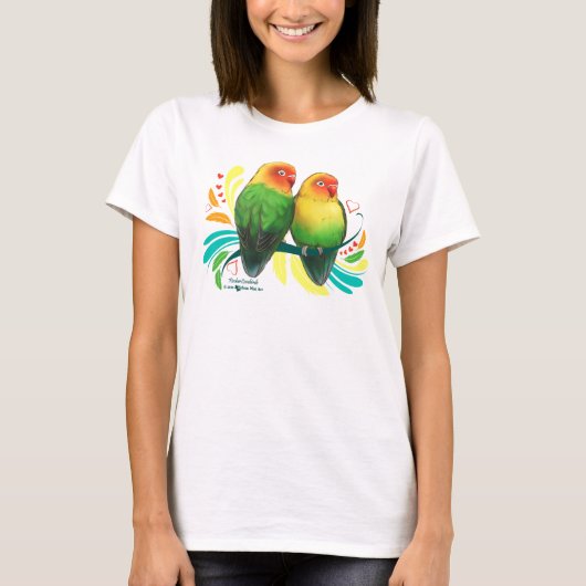 Fischer Lovebirds T-Shirt (Vorderseite)