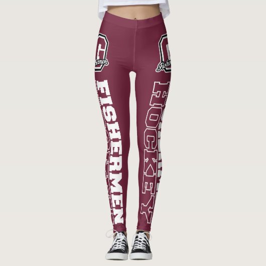 Fischer-Mädchen-Hockey-Leggings Leggings (Vorderseite)