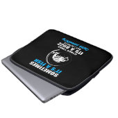 Fischer manchmal ist es ein Fisch Laptopschutzhülle (Vorne Knopf)