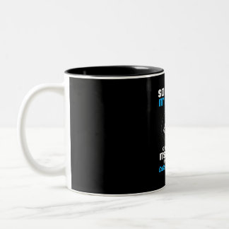 Fischer manchmal ist es ein Fisch Zweifarbige Tasse