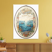 Fischer-Meere Leinwanddruck (Insitu (Wohnzimmer))