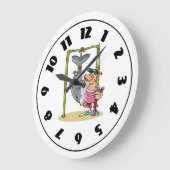 Fischer mit seiner Fanguhr Große Wanduhr (Winkel)