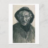 Fischer mit Sou'wester, Head, Vincent van Gogh Postkarte (Vorderseite)