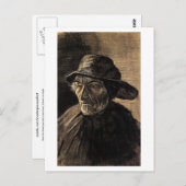 Fischer mit Sou'wester, Vincent van Gogh Postkarte (Vorne/Hinten)