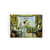 Fischer - Nachmittagstee Karte (Vorderseite/Rückseite Beispiel)