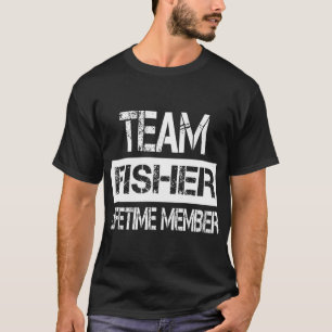 Fischer Name Fischer Lebenslanges Mitglied T-Shirt