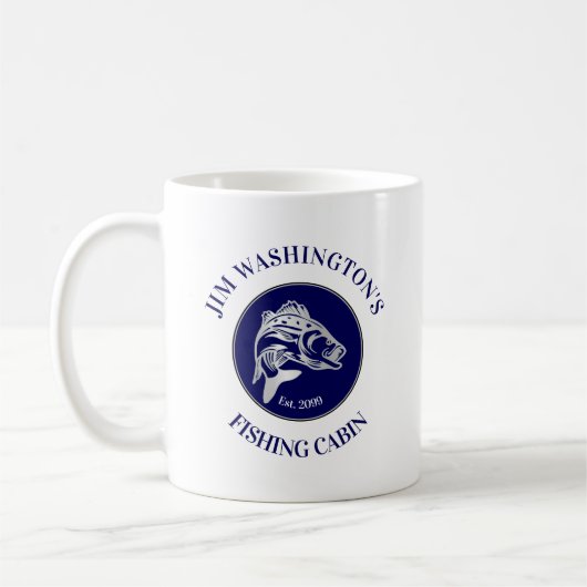Fischer oder Familienhütte Kaffeetasse (Links)