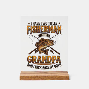 Fischer-Opa Vintage-Gravur-Angler-Shirt_ Acrylschild
