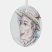 Fischer Ornament Aus Glas (Vorderseite Rechts)