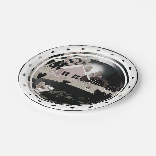 Fischer Pappteller (Schrägansicht)