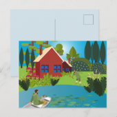 Fischer Postkarte (Vorne/Hinten)