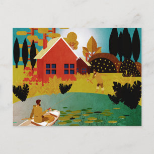 Fischer Postkarte