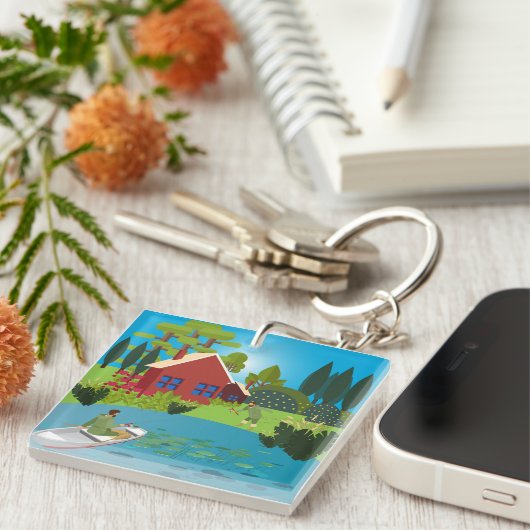 Fischer Schlüsselanhänger (Vorderseite rechts)