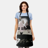 Fischer Schürze (Getragen)