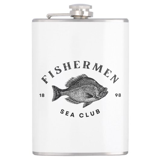 Fischer-See-Club Flachmann (Vorderseite)