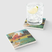 Fischer Steinuntersetzer (Seitenansicht)