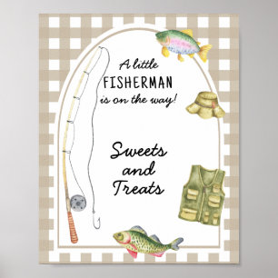 Fischer - Süßigkeiten und Leckerlis Baby-Party Poster