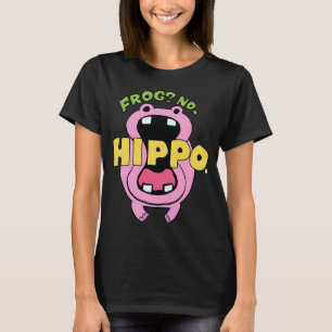 Fischer-Tiger-(Ein-Teil)-Frosch-Nr.-Flusspferd. T-Shirt