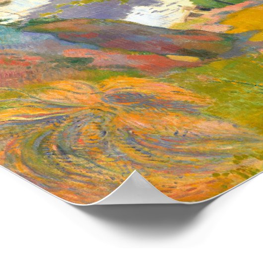 Fischer und Bathers | Paul Gauguin Poster (Ecke)