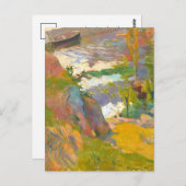 Fischer und Bathers | Paul Gauguin Postkarte (Vorne/Hinten)