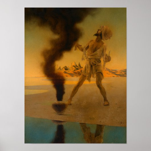 Fischer und die Genie aus den arabischen Nächten Poster (Vorne)