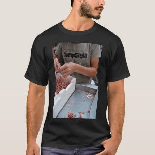 Fischer und Garnelen T-Shirt