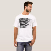 Fischer und Lachse auf Docks, Washington T-Shirt (Vorne ganz)