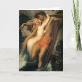 Fischer und Sirene Karte (Vorderseite)