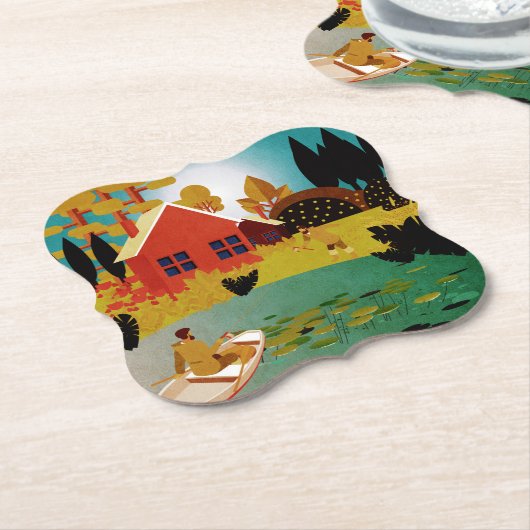 Fischer Untersetzer (angewinkelt)