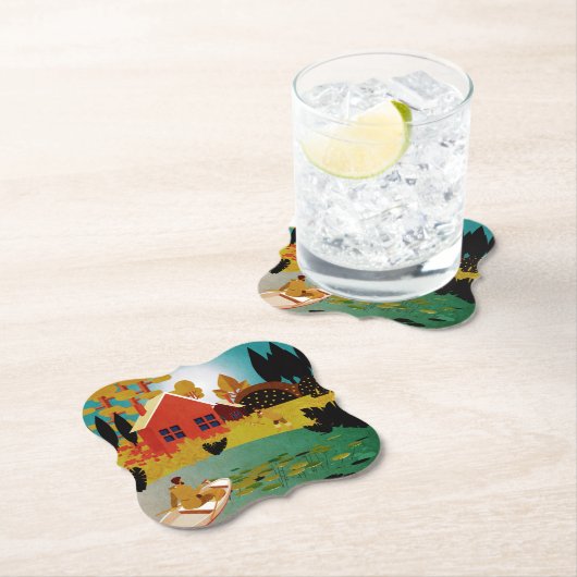 Fischer Untersetzer (Vor Ort)