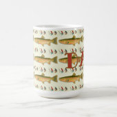 Fischer-Vater-Forellenmuster Kaffeetasse (Mittel)