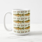 Fischer-Vater-Forellenmuster Kaffeetasse (Links)