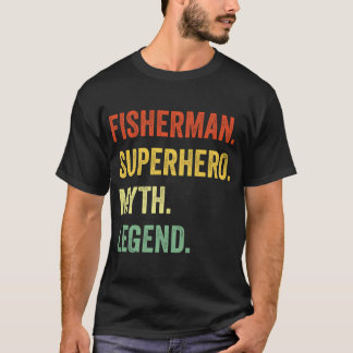 Fischer-Vater-Shirt, Geschenk für Ehemann, Fischer T-Shirt