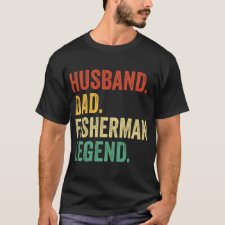Fischer-Vater-Shirt, Geschenk für Ehemann, Fischer T-Shirt