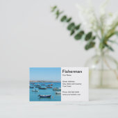 Fischer-Visitenkarte Visitenkarte (Stehend Vorderseite)