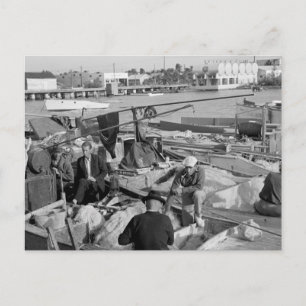 Fischer von Key West, 1930er Jahre Postkarte